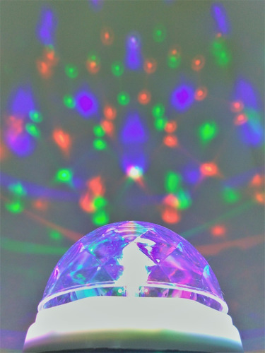 Bombillo Led Multicolor Giratorio Disco Fiesta