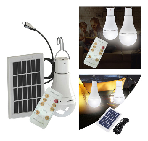 Lâmpada De Energia Solar Lâmpada Led Luzes Do Painel De 7w