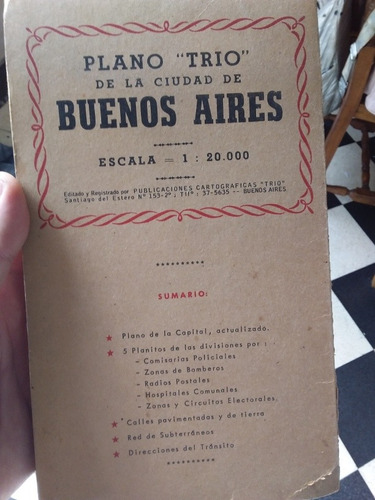 Plano  Trio  De La Ciudad De Buenos Aires. Año 1968