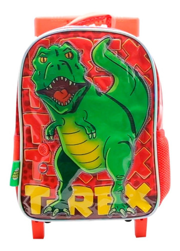 Mochila Jardin Carro 12´´ Mundo Dino C/ Sonido Di186 Cresko