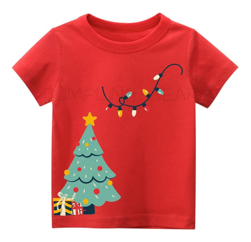 Remera Navidad Christmas Nena Nene Infantil Algodón Premium