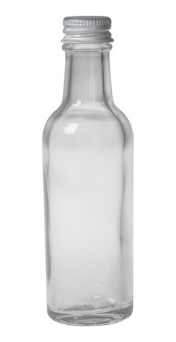 Mini Botella Vidrio 50ml (180 Piezas) Tapa Aluminio Bebidas