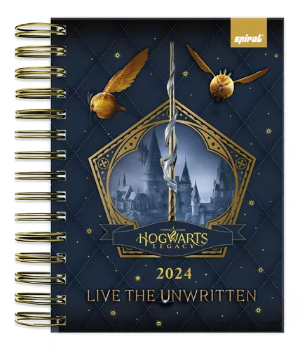 Agenda 2024 Hogwarts Diário 176 Fls Harry Potter Capa Dura