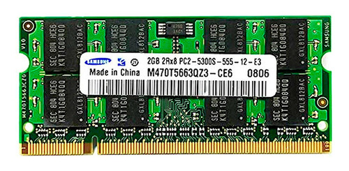 Memoria Ram Samsung 2gb Ddr2 Pc2-5300 667mhz Sodimm Laptop