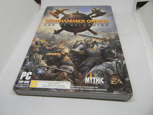 Game - Warhammer Online - Age Of Reckoning - 3 Dvds - Ea (Usado)