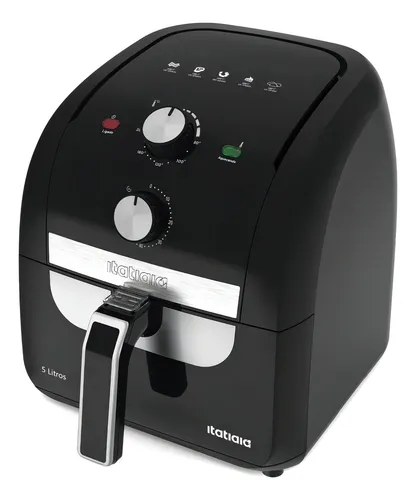 Fritadeira Air Fryer 5 Litros Com Cesta Antiaderente Removível Av...