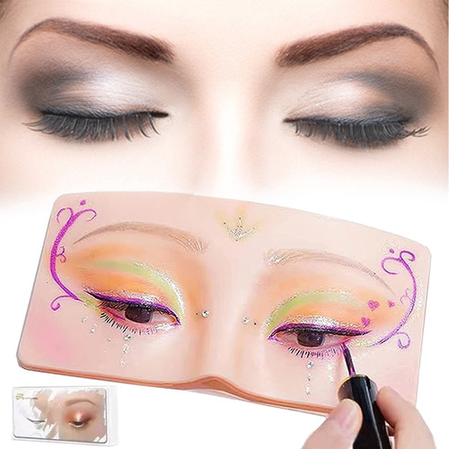 Tablero De Práctica De Silicona Primer Maquillaje De Ojos