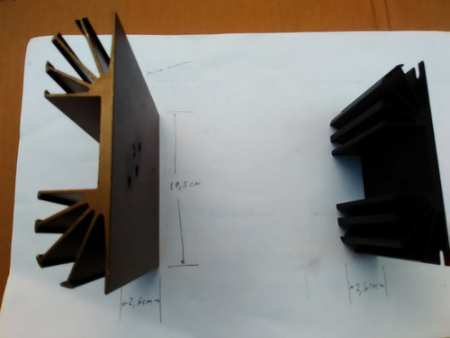 Disipadores De Calor De Aluminio Para Transistor De Potencia (Usado)