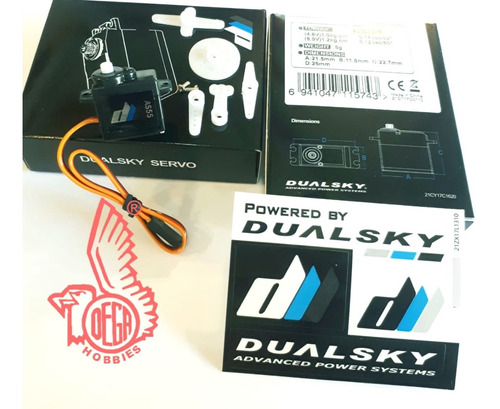 Servo Dualsky As55 Ultra-micro Servo, 6g, 1.2kg.cm Lo Mejor