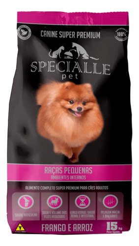 Ração Specialle Pet Cães Adultos Mini Frango E Arroz 15kg