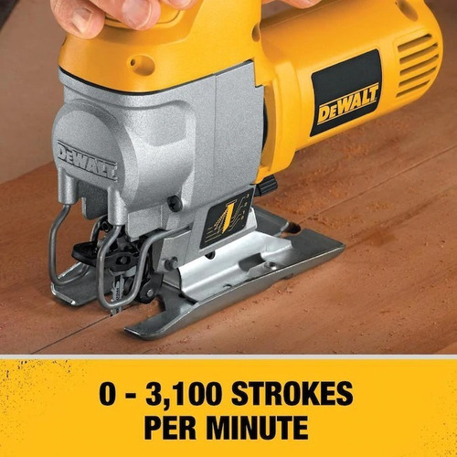 Sierra Caladora Dewalt De 5.5 Amp, Mango En U, Sin Llave.