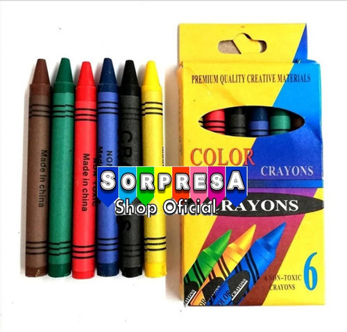 960 Cajitas De Crayolas De 6 Crayolas (Usado)