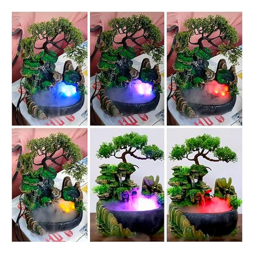11 Fuente En Miniatura De Cascada De Escritorio Con Pequeñ