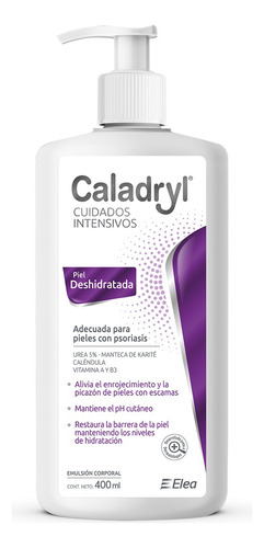Caladryl Cuidados Intensivos Piel Deshidratada Urea 5% 400ml