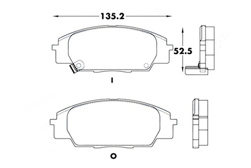 Balata Delantera Disco Honda Civic Si 2006 - 2011