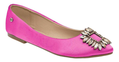 Flats Con Pedreria De Moramora Para Mujer Rosa 11317146 T6