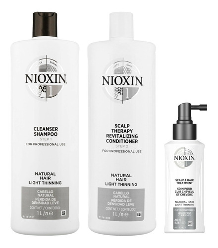 Nioxin-1 Tratamiento Densificador Cabello Natural 1000ml