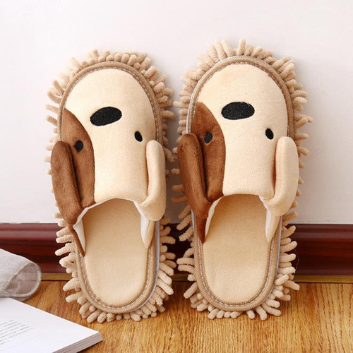 2 Par De Zapatillas De Fregona Que Cubren El Suelo, Pulido