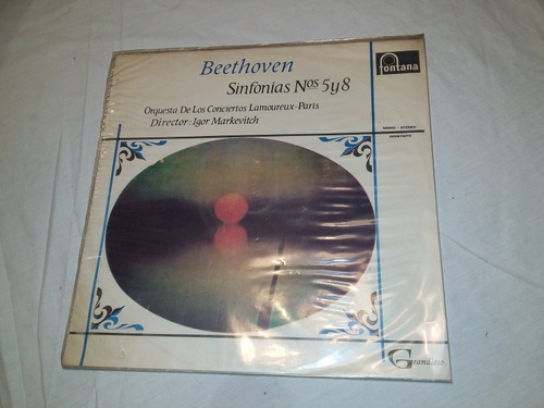 Disco Vinilo Música Clásica De Beethoven Sinfonía 5 Y 8