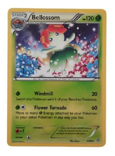 Bellossom 4/98 Carta Pokemon