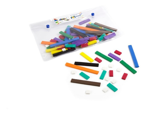 Imagem 5 de 5 de Escala Cuisenaire C/ Prancha - Eva Colorido - Mmp