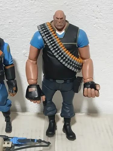 Figura Team Fortress 2 Pyro, Heavy Y Spy Blue Neca | MercadoLibre