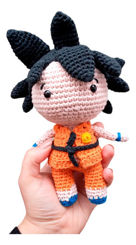 Goku De Dragon Ball Amigurumi Crochet