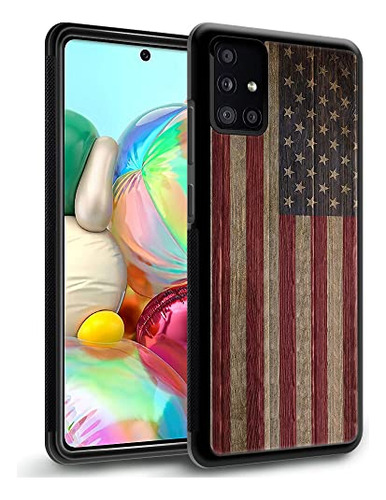 Funda Para Galaxy A71 5g Classic Vintage Wood Grain American