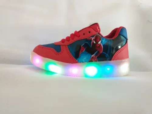 Tenis com luz sales de led infantil