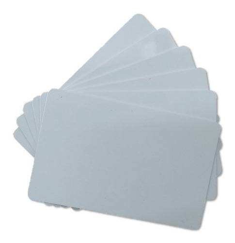 Imagen 5 de 8 de 100 Tarjetas Plastico Pvc Cr80 Zebra Fargo Evolis Datacard