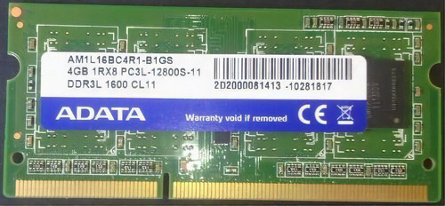Memoria RAM  4GB 1 Adata AM1L16BC4R1-B1GS