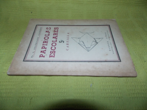 Papirolas Escolares / 5° Cartilla - Dr. V. Solórzano Sagredo