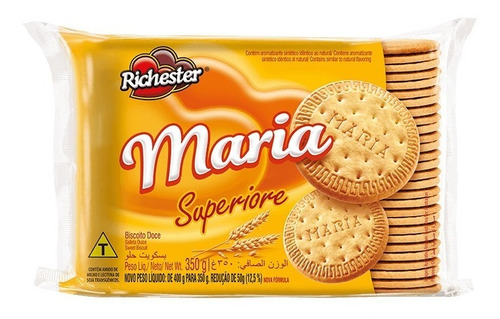 Biscoito Maria Richester Superiore 350g