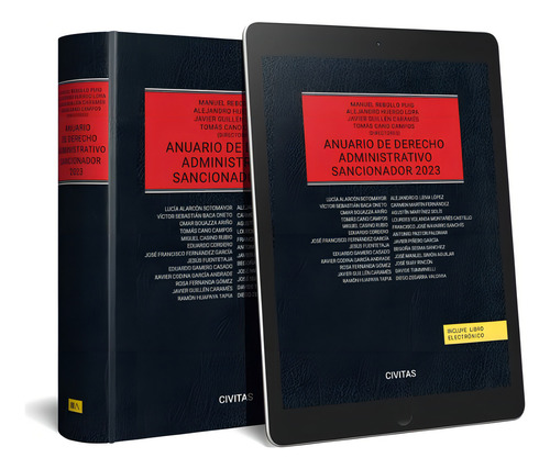 Anuario De Derecho Administrativo Sancionador 2023, De Alejandro Huergo Lora. Editorial Civitas, Tapa Dura En Español