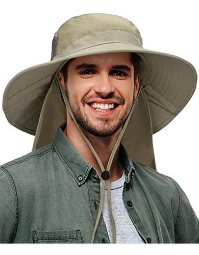 Sombrero Safari Con Solapa Para Cuello