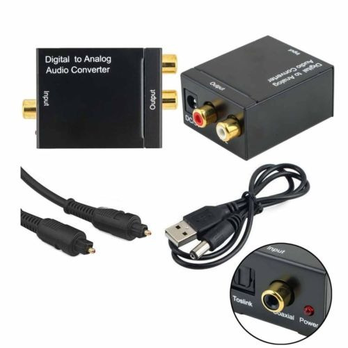 Mejor Óptica Toslink Digital Coaxial Adaptador Conversor De