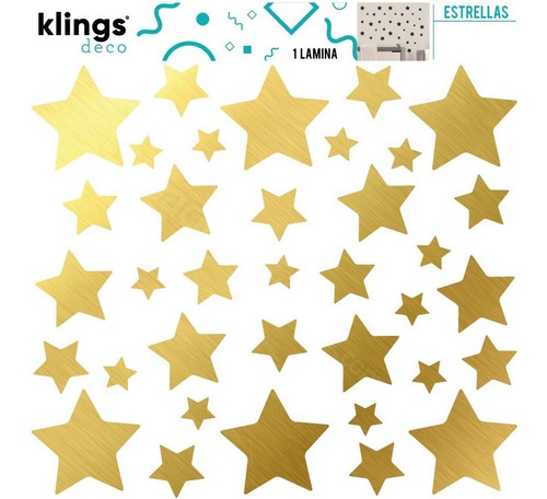 Vinilos Decorativos Trama Estrellas Círculos Triángulos