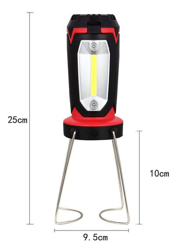 Linterna De Camping Camp Led Multifunción Cob Portátil Led