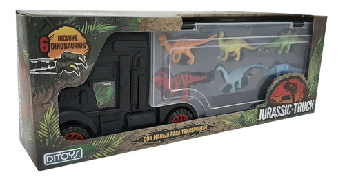 Camión Transportador De Dinosaurios Jurassic Truck World