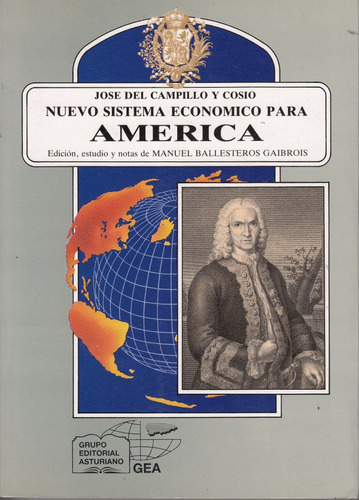 Nuevo Sistema Economico Para America 1789 Jose Del Campillo