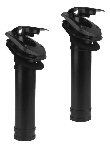 2 Pieces Nylon Built-in Kayak Boat Canoe Fishing Rod Holder