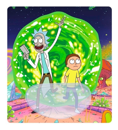 Pad Mouse Rick And Morty Ergonómico Con Gel