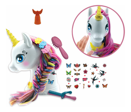 Lexibook - Unicornio De Cabeza De Estilo Interactivo Para S.