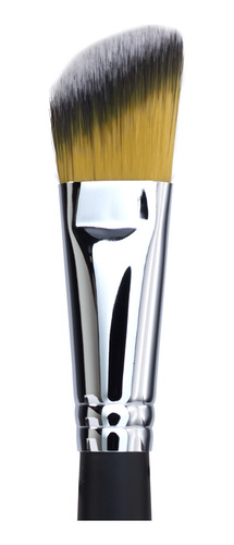 Goc, Brocha, Angle Foundation, Brocha Maquillaje, G12 Color Negro