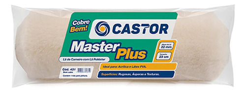 Rolo Castor De La Master Plus 23cm 431