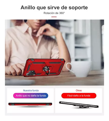 Funda Atti Uso Rudo Con Anillo Para Xiaomi Redmi 12 5g