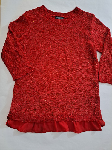 Suéter Blusa Dama Rojo Navidad Talla M
