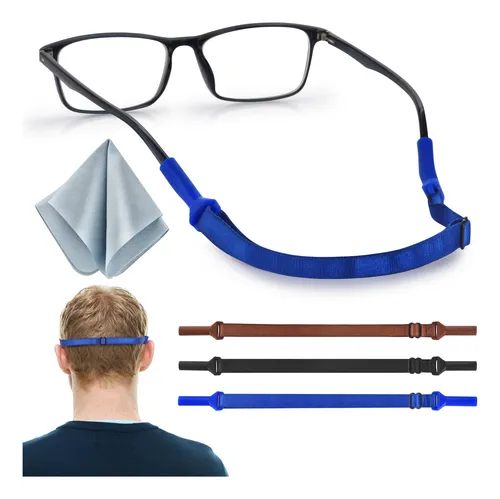 Uonbexj Correas Ajustables Para Gafas: 3 Piezas De Correa D.