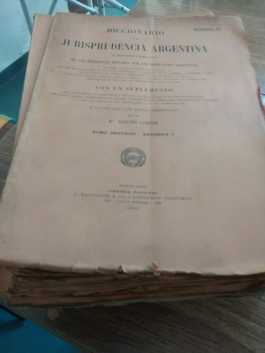 Diccionario De Juris Arg Sentencias Dictadas Carette