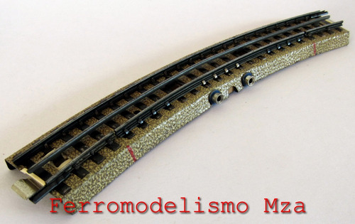 Märklin - Vía Curva C/ Contactos 3 Rieles - C: 3600 Bsa (1)